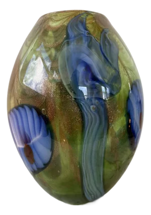 Vintage Art Glass Large Vase