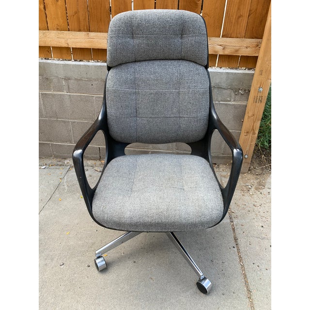 MidCentury Executive Office Chair by Chromcraft Chairish