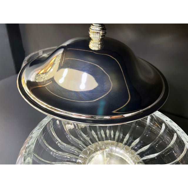 Silver Plated Four-Piece Handcrafted Food Serving Set, Set of 4 For Sale - Image 9 of 11