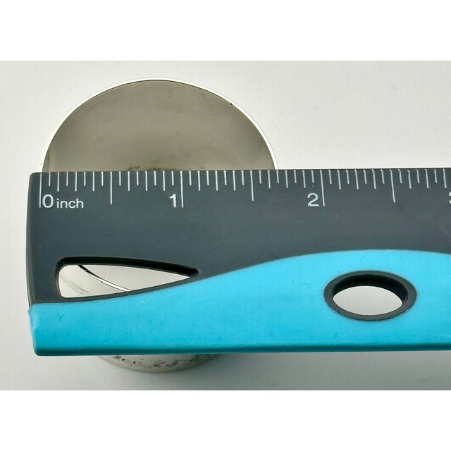 Antique American Hand Engraved Christmas 1882 Sterling Silver Owl & Butterfly Napkin Ring for "Alfred" For Sale - Image 17 of 17