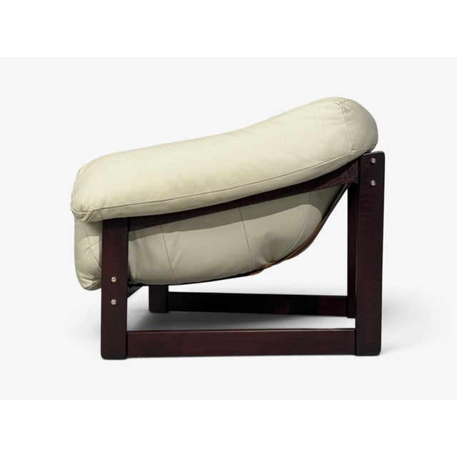 Percival Lafer, Mp-93 Lounge Chairs, Rosewood, Leather, Brazil, 1960s For Sale - Image 10 of 16