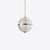 Our Clear Parisian Globe Light is made from beautiful prismatic moulded glass with brass hardware and fittings for the...