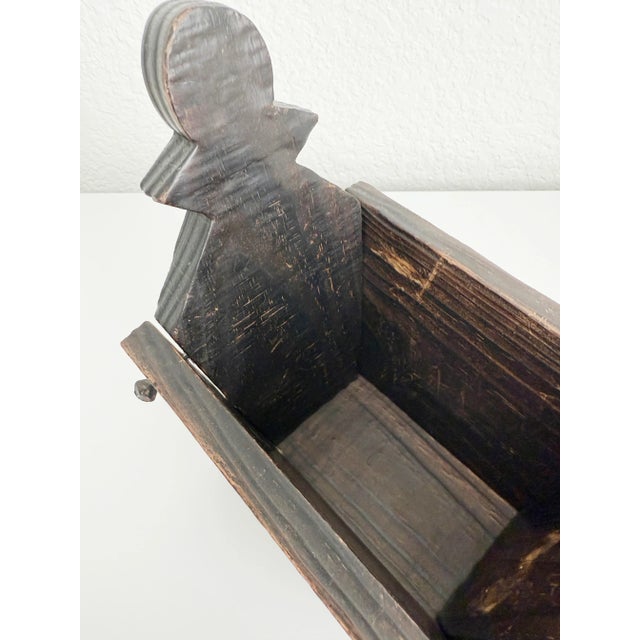 1970s Spanish Revival Wood Catchall Box For Sale In Sacramento - Image 6 of 11