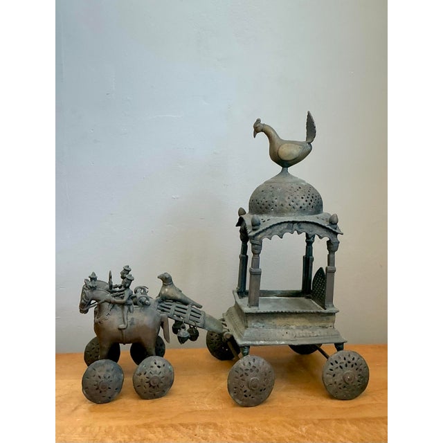 Vintage Regency Brass Caravan Temple Toys - a Pair For Sale - Image 10 of 12