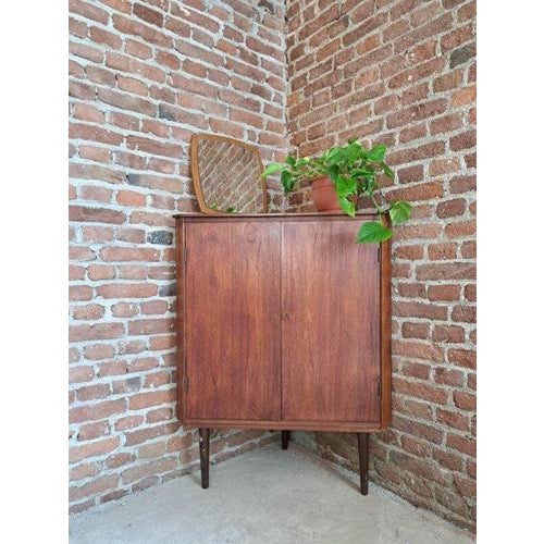 Teak Corner Sideboard, Denmark 1960 For Sale - Image 3 of 4