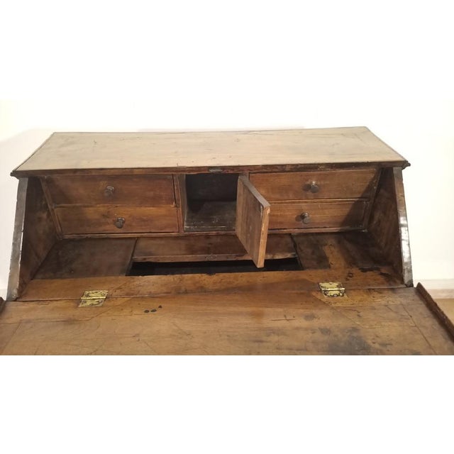 Louis XIII Style Walnut Flap Writing Desk, Italy, 18th Century For Sale - Image 18 of 18