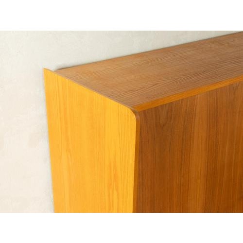 Medium Brown Highboard in Walnut Veneer, 1950s For Sale - Image 13 of 14