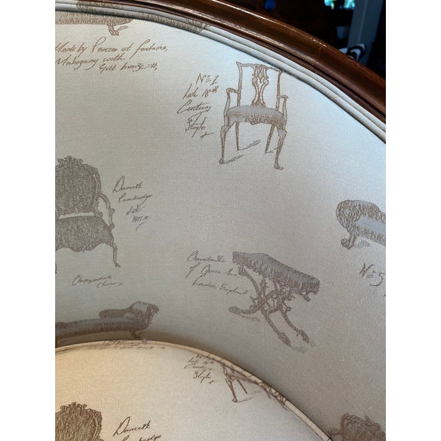 Beige French Louis XVI Style Bergere Armchair. For Sale - Image 8 of 16