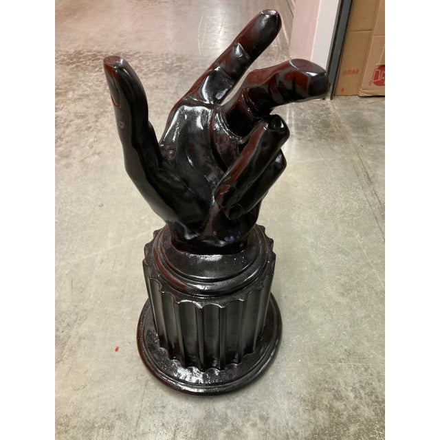 1920s Art Deco Sculptural Hands Coffee Table Base For Sale - Image 6 of 9