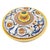 Farmhouse Hand Painted Deruta Italy Raffaelesco Covered Bowl by Sberna – 8" Artisan Pottery For Sale - Image 3 of 9