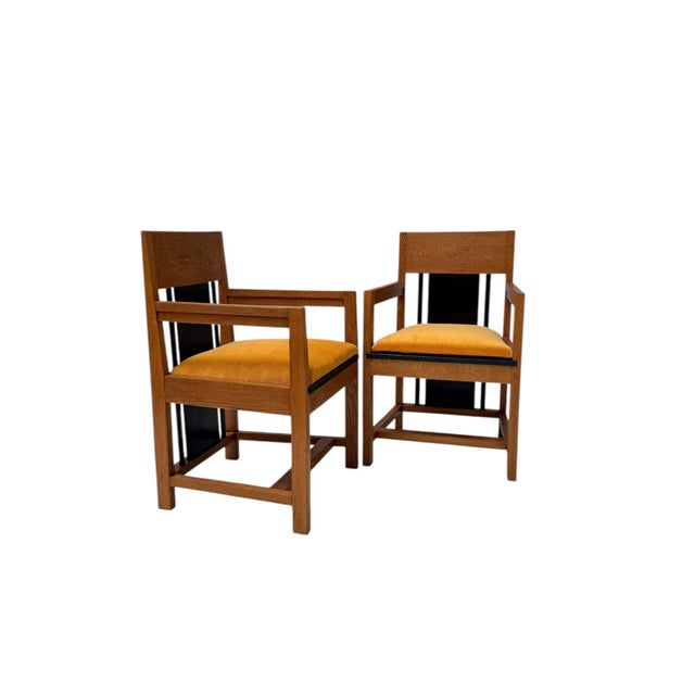 Art Deco Modernist High Back Armchairs from Cor Alons, 1927, Set of 2 For Sale - Image 18 of 18