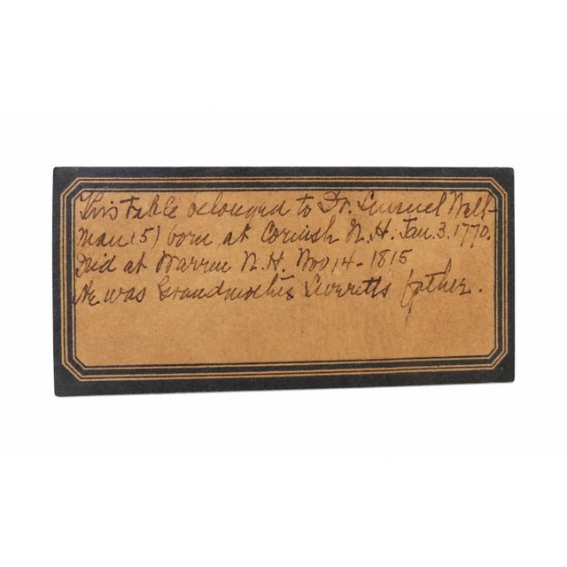 Early 19th Century Mahogany Demi Lune Shape Fold-Over Card Table With Mahogany Veneers For Sale - Image 4 of 7