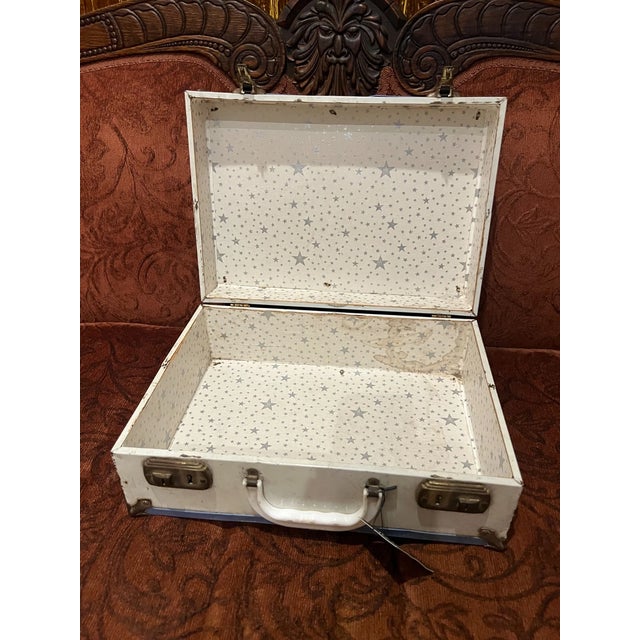 Vintage 1940s Hand Painted Suitcase - Dancing Hansings School of Dance For Sale - Image 4 of 4