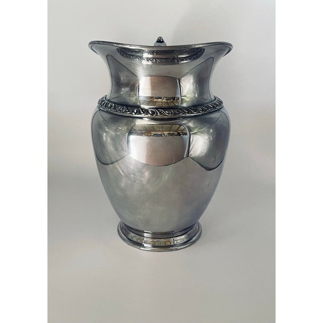 Mid 20th Century Vintage Oneida Silverplate Table Pitcher For Sale - Image 5 of 9