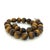1990s 1990s David Yurman Authentic Estate Tiger Eye Prayer Bead Bracelet 8" Silver For Sale - Image 5 of 7