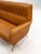 Three-Seater Sofa in Skai with Brass Feet in the style of Marco Zanuso,1950s For Sale - Image 10 of 12
