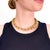 A fine Victorian fancy link necklace. In 14 karat yellow gold. With alternating ribbed singular circular hollow links and...