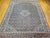 Antique Tabriz Mahi Rug, Hand-Knotted Wool, Herati Geometric Pattern, Navy & Pale Red, 9x12 For Sale - Image 15 of 15