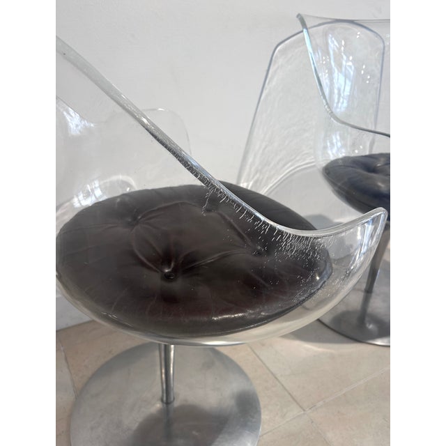 1950s Champagne Chairs by Estelle and Erwin Laverne for Laverne International, 1950s, Set of 6 For Sale - Image 5 of 16