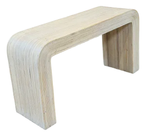 Vintage Pencil Reed Console Table