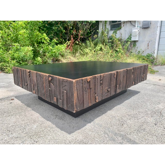 MidCentury Brutalist Pueblo Coffee Table by Lane Chairish