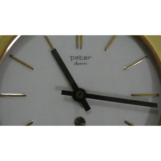 Peter Electric Wall Clock, Germany, 1970s For Sale - Image 14 of 18