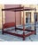 Late 20th Century Henredon Attributed Federal Carved Mahogany Four-Poster Queen Size Fretworked Canopy Bed For Sale - Image 10 of 15