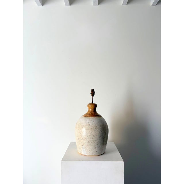 Mid-Century Modern Large Mid-Century Studio Pottery Table Lamp, Britain, 1960s For Sale - Image 3 of 8