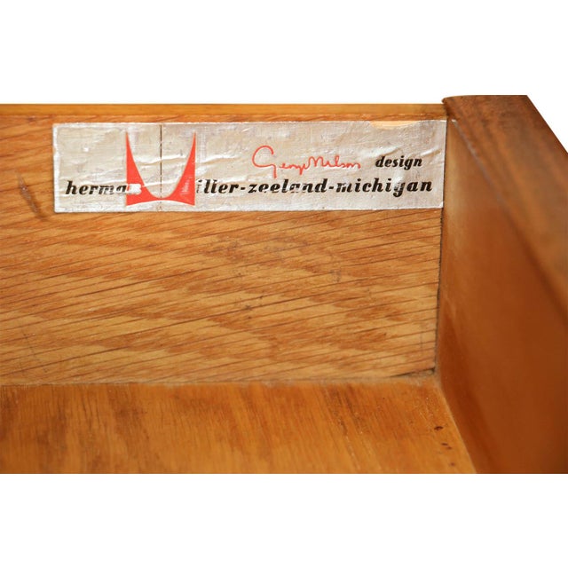 George Nelson Herman Miller Walnut Planter Lamp Table Model 4634-L For Sale - Image 10 of 11