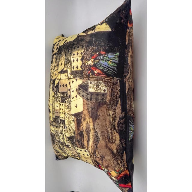 Cole & Son Fornasetti "House of Cards" Silk Down Throw Pillow, 20 Inches For Sale - Image 4 of 14