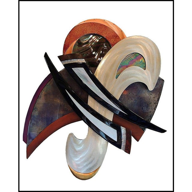 Craig French Wood, Stainless Steel, Glass and Acrylic Custom Wall SCULPTURE, listed with the Submit Best Offer option...