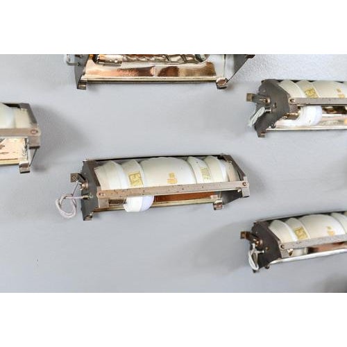 Peter Behrens Mercury Glass Wall Light from Zeiss Ikon, 1930s For Sale - Image 4 of 18