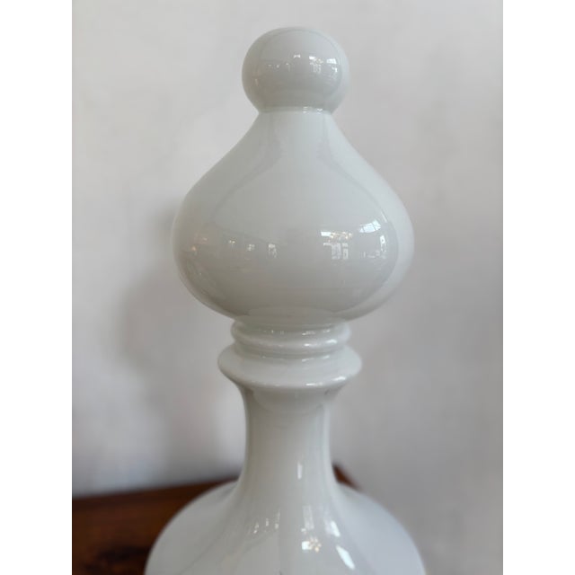 1970s White Bishop Chess Piece Table Lamp by Ivan Jasek, 1970s For Sale - Image 5 of 8