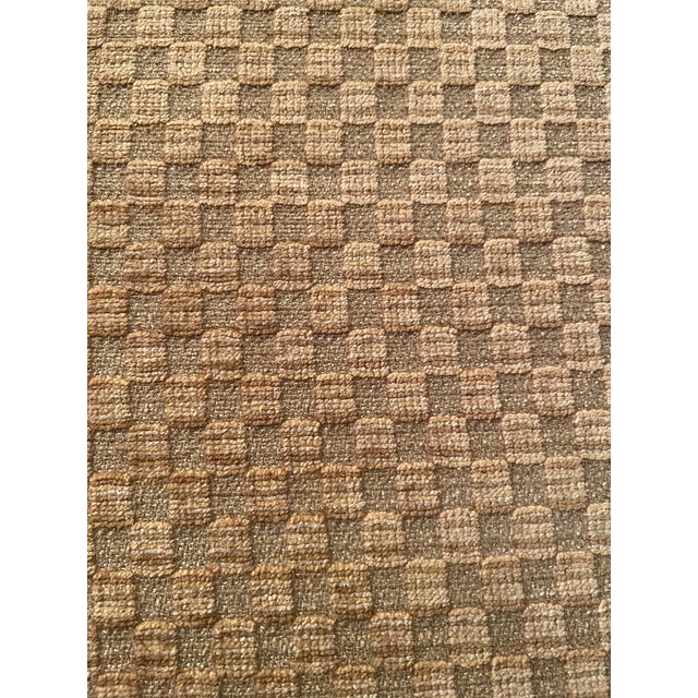 Ornate Vintage French Styled Carved Wood Bench or Settee With Upholstered Seat For Sale - Image 10 of 12