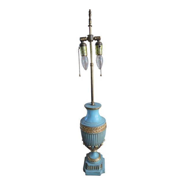 Vintage Neoclassical Urn Table Lamp For Sale