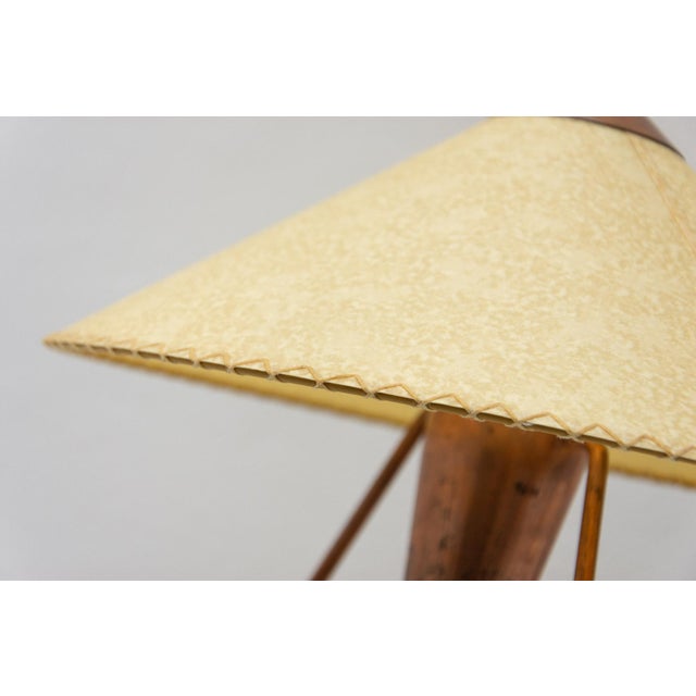 Mid-Century Czech Tripod Table Lamp by Helena Frantová for Okolo, 1950s For Sale - Image 9 of 15