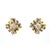 Garavelli 3.5 Ct Diamond Woven Square 18k Two-Tone Gold Clip-on Earrings, Pair For Sale In Miami - Image 6 of 9
