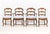 French Provincial French Provincial Style Walnut Dining Chairs, 4 For Sale - Image 3 of 15