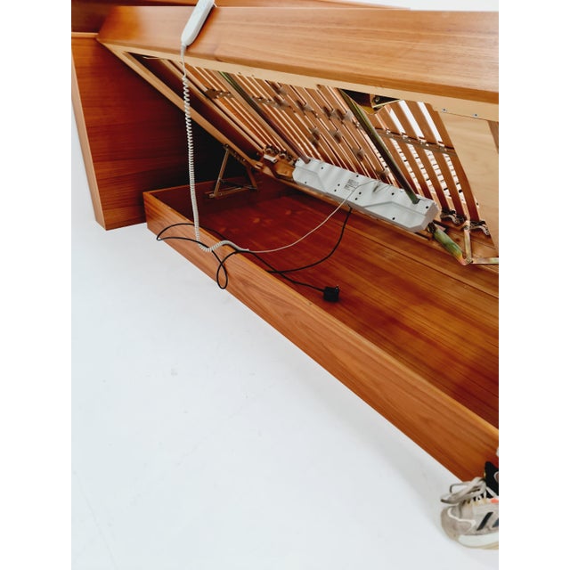 Mid-Century Modern Danish Teak King Size Double Bed, 1970s For Sale - Image 11 of 18