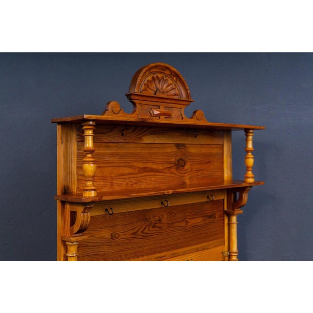 Vintage Brown Wall Shelf For Sale - Image 5 of 14