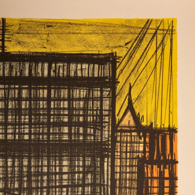 Printmaking Materials Bernard Buffet Original French Modernist E.A. Proof Lithograph Signed Bernard Buffet New York, 1980 For Sale - Image 7 of 10