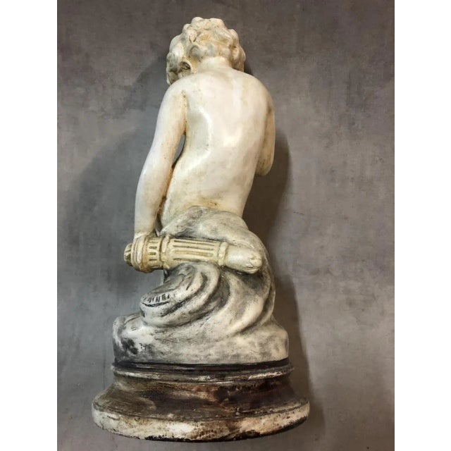 Antique Plaster Silent Child of Falconnet Sculpture For Sale - Image 6 of 15