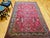 Antique Persian Khorassan Rug, Hand-Knotted Wool, Tree of Life Pattern, Crimson Red & Blue, 6x9 For Sale In Chicago - Image 6 of 18