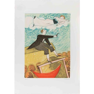 Alberto Gallerati, Immersion in Dreams, 1980s, Etching For Sale