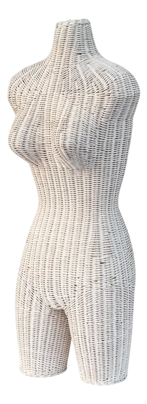 Female Wicker Sculpture, 1970s