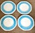 Set/8 Mane Lion Italian Bamboo Dinner Plates/Chargers For Sale - Image 11 of 12