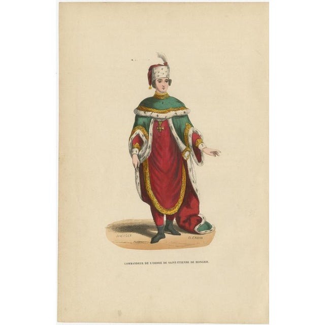 After Duverger, Commander of Saint Stephen of Hungary, 1844, Engraving For Sale - Image 3 of 8