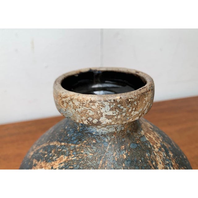 Mid-Century Brutalist Studio Pottery Vase by Gerhard Liebenthron, Germany, 1970s For Sale - Image 4 of 16