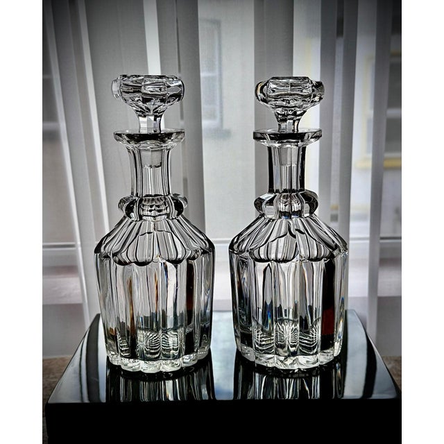 Antique Georgian Regency Cut Glass Decanters, 1820, Set of 2 For Sale - Image 12 of 12