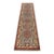 Kazak Runner 2’8” X 9’8” Gray Wool Tribal Hand-Knotted Oriental Rug For Sale